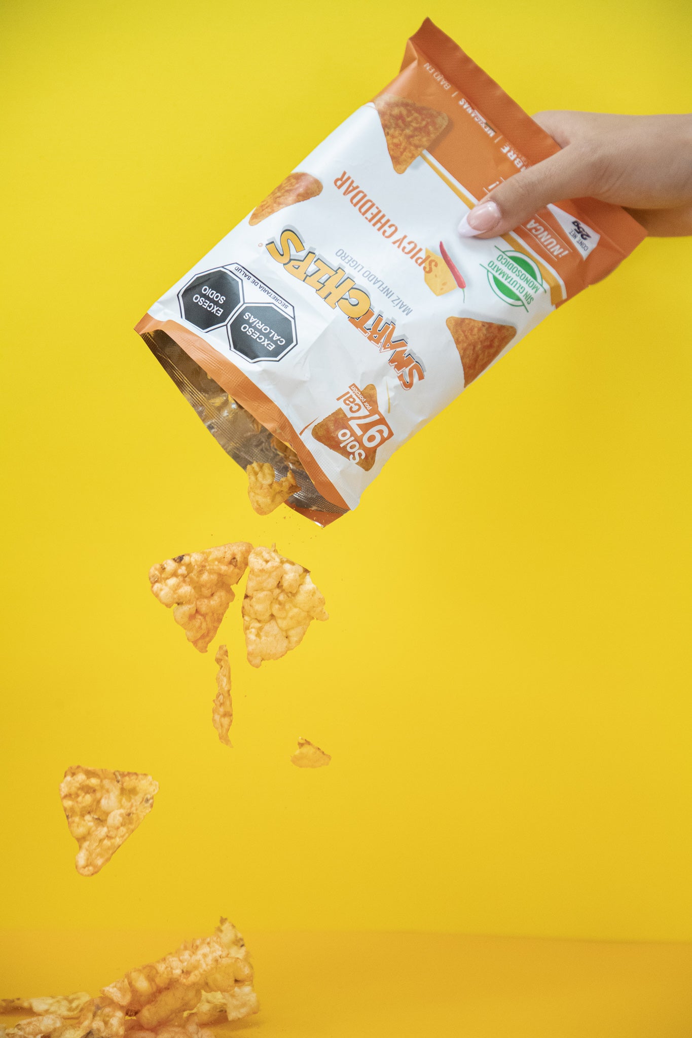 CAJA 20 pz SMARTCHIPS CHEDDAR 25 gr