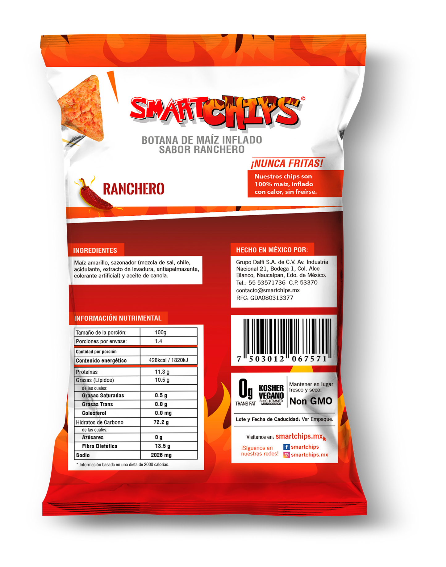 4 pz SMARTCHIPS RANCHERO Familiar