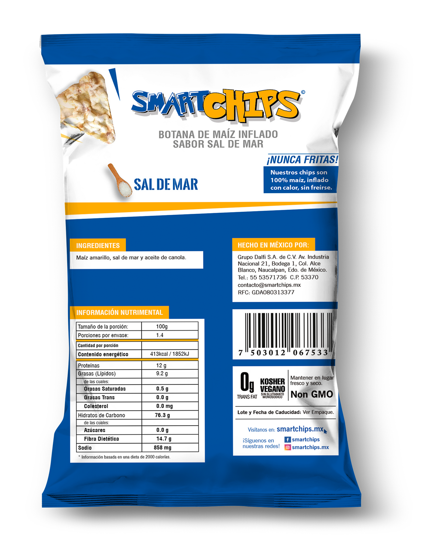 4 pz SMARTCHIPS SAL DE MAR Familiar