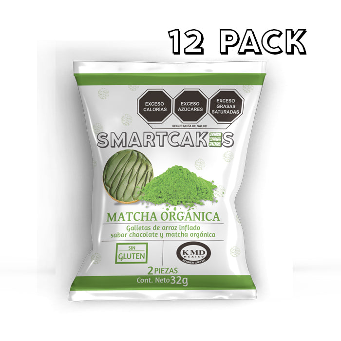 SMARTCAKES MATCHA ORGANICA 12 pack
