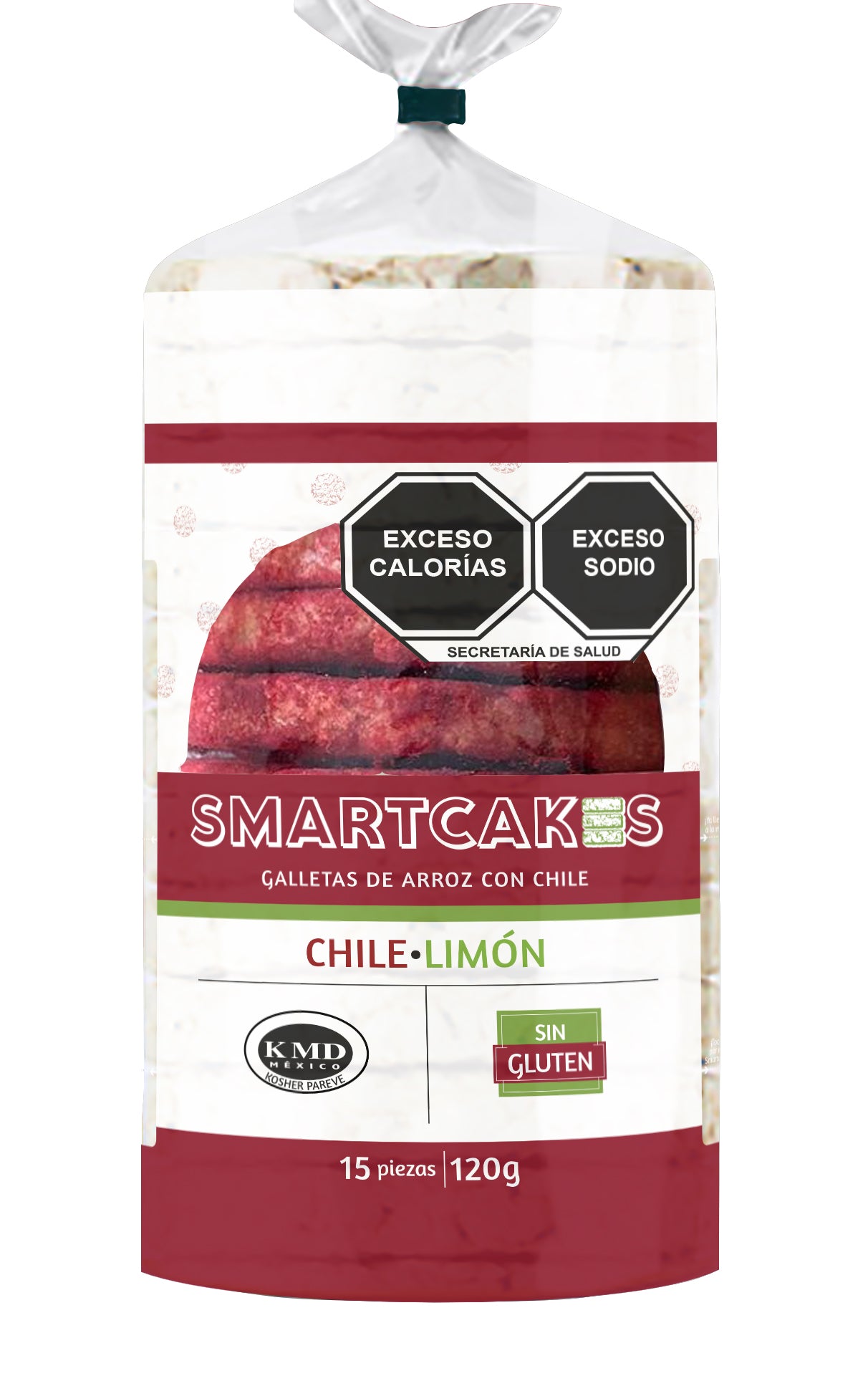 5 PACK SMARTCAKES RICE CAKES CHILE LIMON