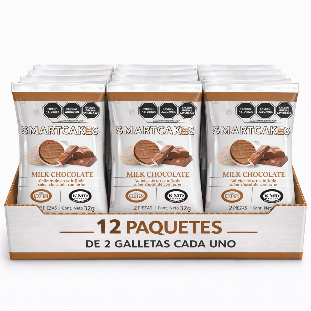 SMARTCAKES MILK CHOCOLATE 12 pack
