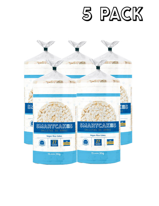 5 PACK smartcakes rice cakes naturales